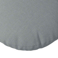 Produktbild för Sittkuddar 2 pcs Ljusgrå Ø30 x 13 cm tyg