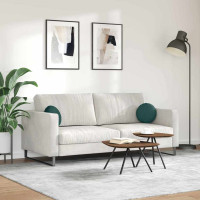 Produktbild för Sittkuddar 2 pcs Mörkgrön Ø30 x 13 cm tyg