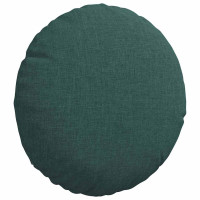 Produktbild för Sittkuddar 2 pcs Mörkgrön Ø30 x 13 cm tyg