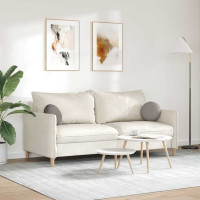 Produktbild för Sittkuddar 2 pcs Taupe Ø30 x 13 cm tyg