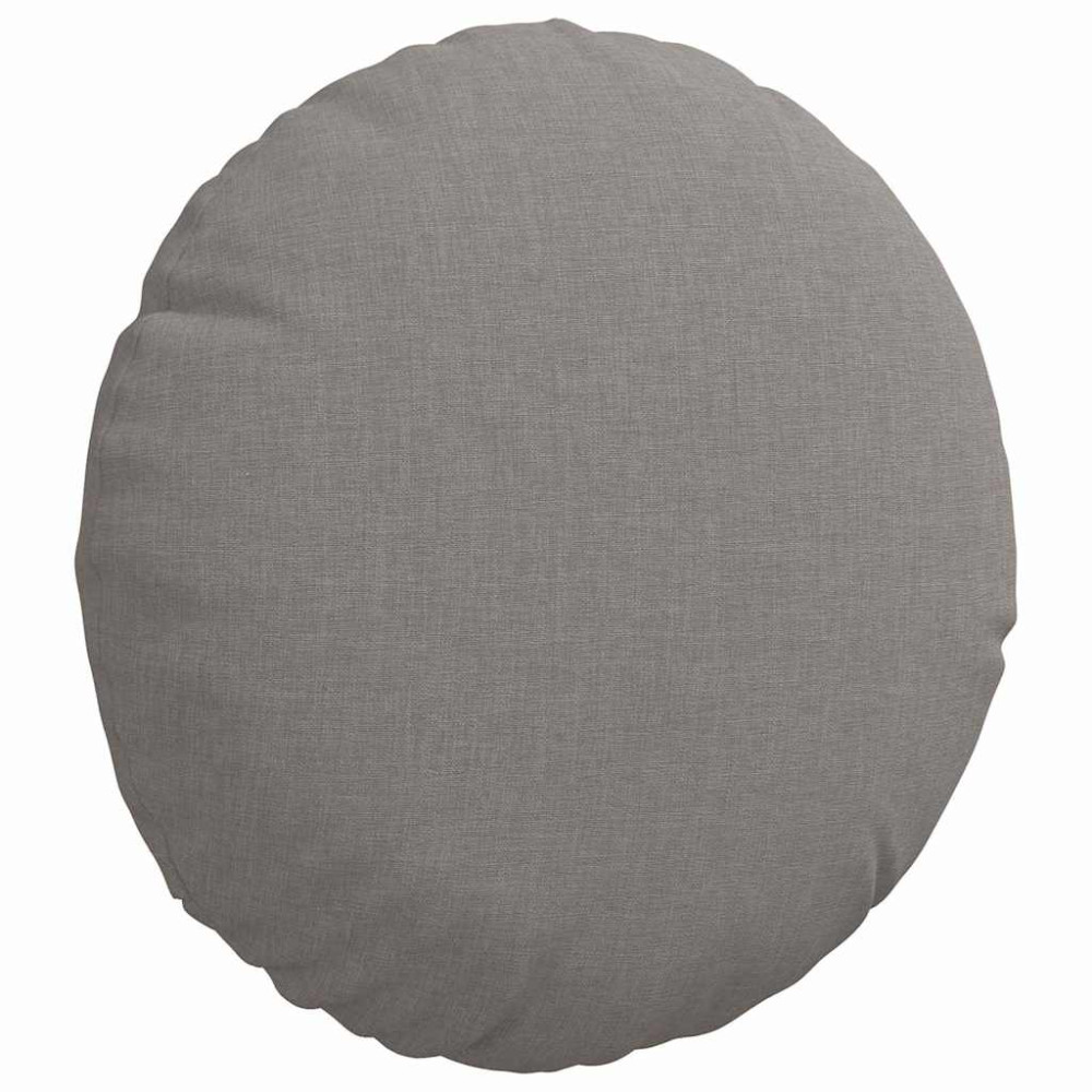Produktbild för Sittkuddar 2 pcs Taupe Ø30 x 13 cm tyg