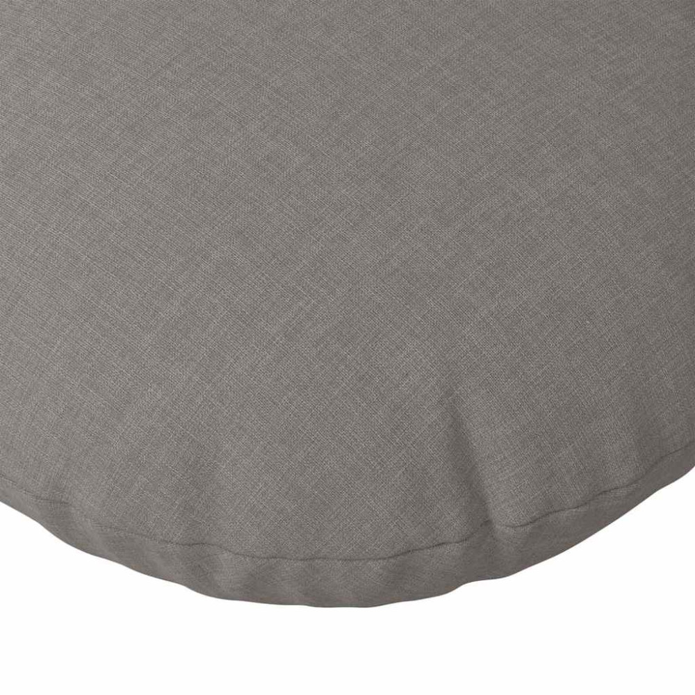 Produktbild för Sittkuddar 2 pcs Taupe Ø30 x 13 cm tyg