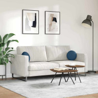Produktbild för Sittkuddar 2 pcs Blå Ø30 x 13 cm tyg