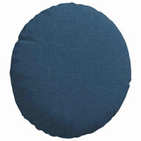 Produktbild för Sittkuddar 2 pcs Blå Ø30 x 13 cm tyg