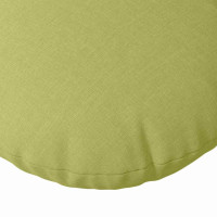 Produktbild för Sittkuddar 2 pcs Ljusgrön Ø30 x 13 cm tyg