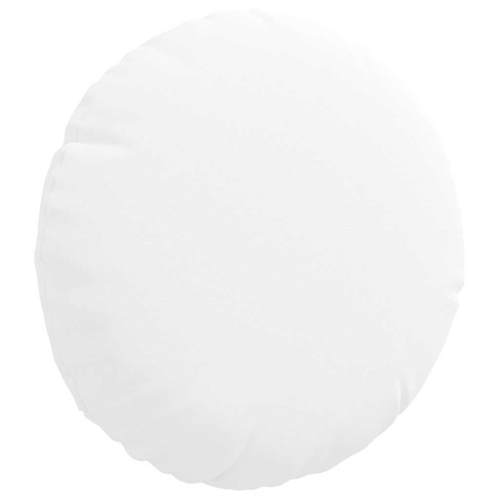 Produktbild för Sittkuddar 2 pcs Vit Ø30 x 13 cm tyg
