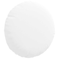 Produktbild för Sittkuddar 2 pcs Vit Ø30 x 13 cm tyg