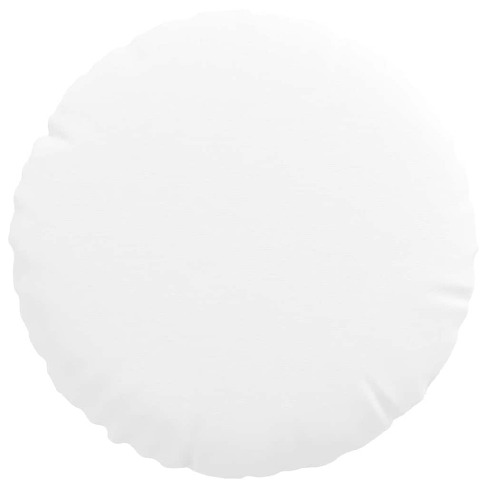 Produktbild för Sittkuddar 2 pcs Vit Ø30 x 13 cm tyg