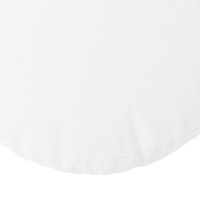 Produktbild för Sittkuddar 2 pcs Vit Ø30 x 13 cm tyg
