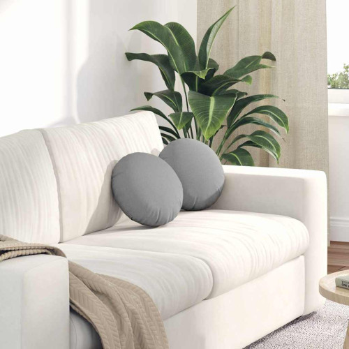 vidaXL Sittkuddar 2 pcs Moln Grå Ø30 x 13 cm tyg
