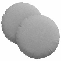 Produktbild för Sittkuddar 2 pcs Moln Grå Ø30 x 13 cm tyg