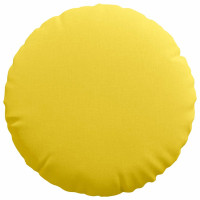 Produktbild för Sittkuddar 2 pcs Ljusgul Ø50 x 19 cm tyg