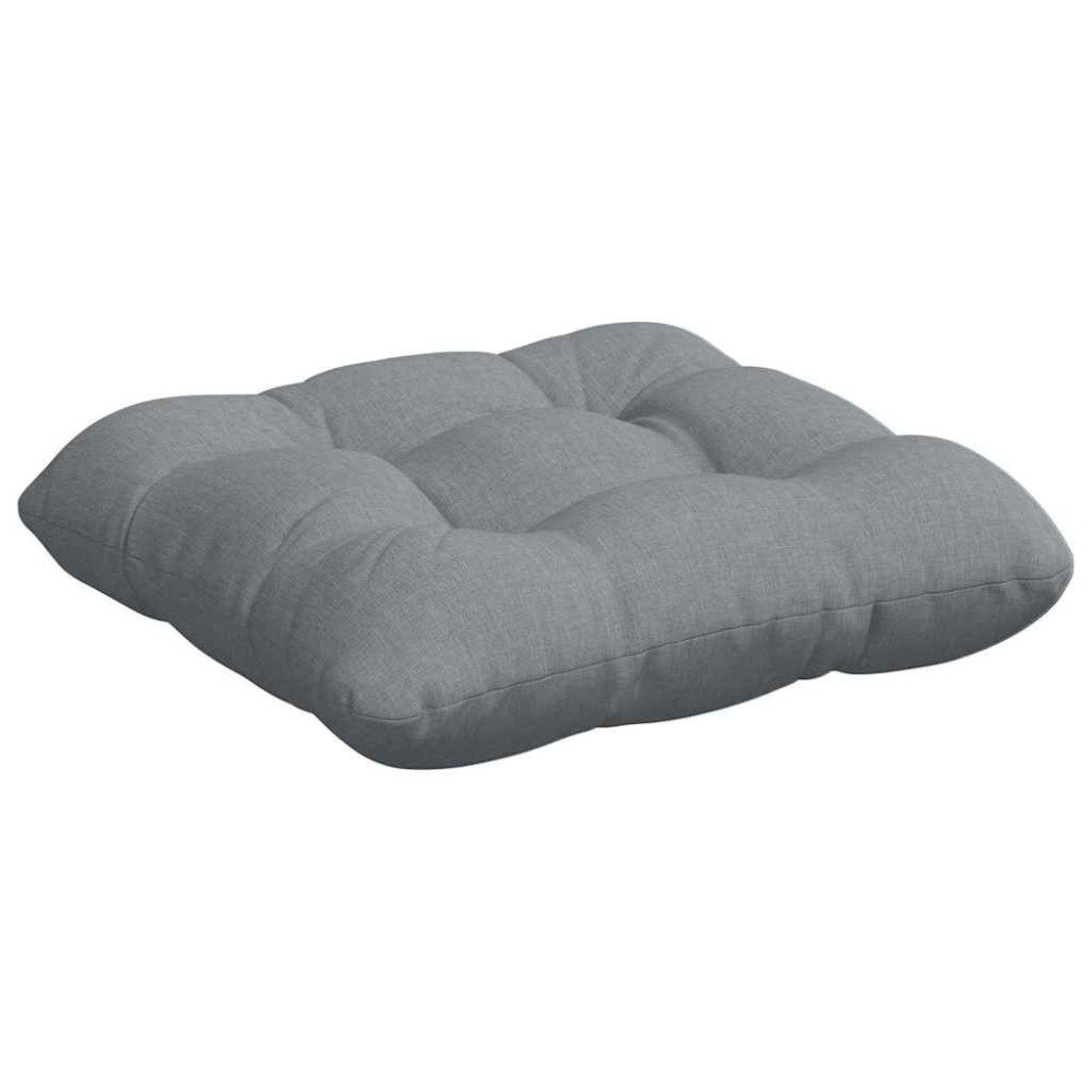Produktbild för Sittkuddar 4 pcs Ljusgrå 45 x 45 x 12 cm tyg