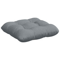 Produktbild för Sittkuddar 4 pcs Ljusgrå 45 x 45 x 12 cm tyg