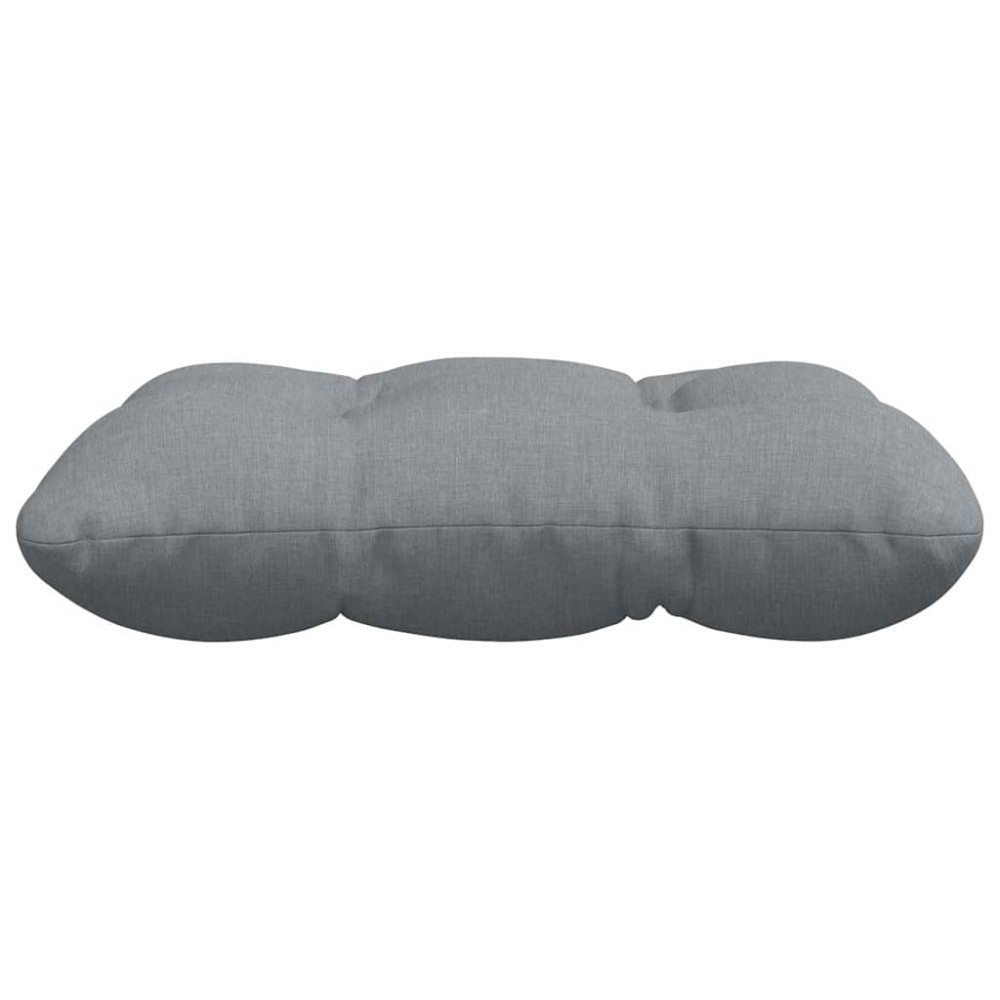 Produktbild för Sittkuddar 4 pcs Ljusgrå 45 x 45 x 12 cm tyg