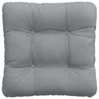 Produktbild för Sittkuddar 4 pcs Ljusgrå 45 x 45 x 12 cm tyg