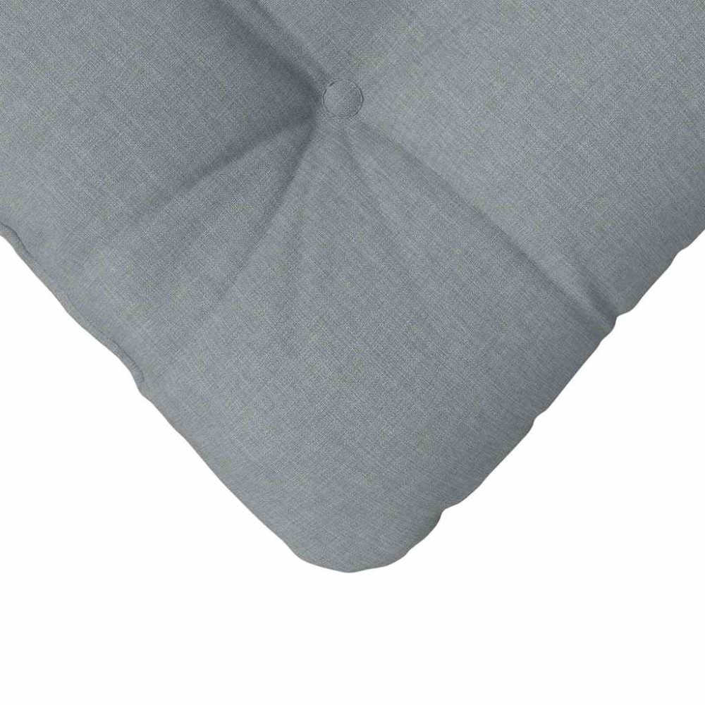 Produktbild för Sittkuddar 4 pcs Ljusgrå 45 x 45 x 12 cm tyg