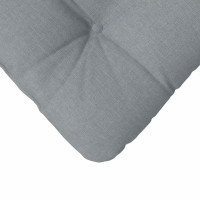 Produktbild för Sittkuddar 4 pcs Ljusgrå 45 x 45 x 12 cm tyg