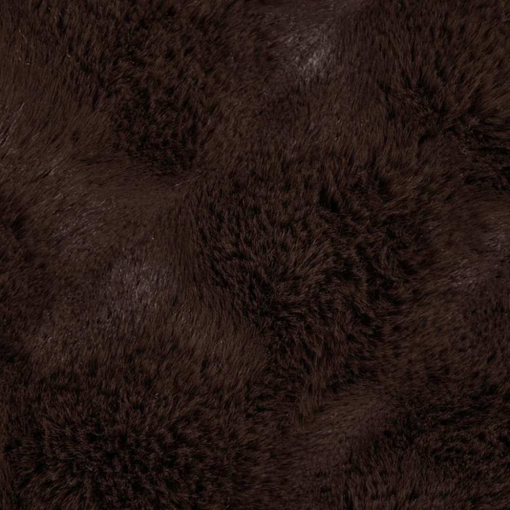 Produktbild för Halkfri filt i konstgjord kaninfäll Olite 4 pcs Kamel Polyester