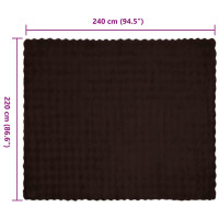 Produktbild för Halkfri filt i konstgjord kaninfäll Olite 4 pcs Kamel Polyester