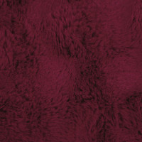 Produktbild för Halkfri filt i konstgjord kaninfäll Olite 4 pcs Bordeaux Röd