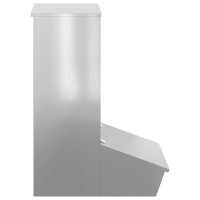 Produktbild för Gris Matare Silver 55 x 38 x 76 cm Galvaniserat Stål