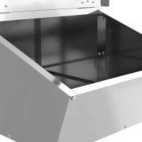 Produktbild för Gris Matare Silver 55 x 38 x 76 cm Galvaniserat Stål