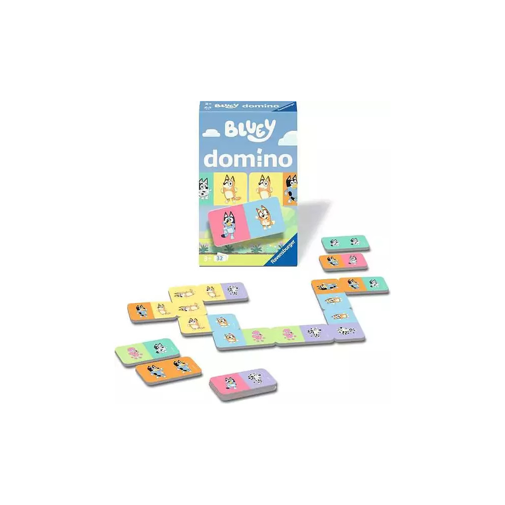 Produktbild för Bring along games: Bluey Domino