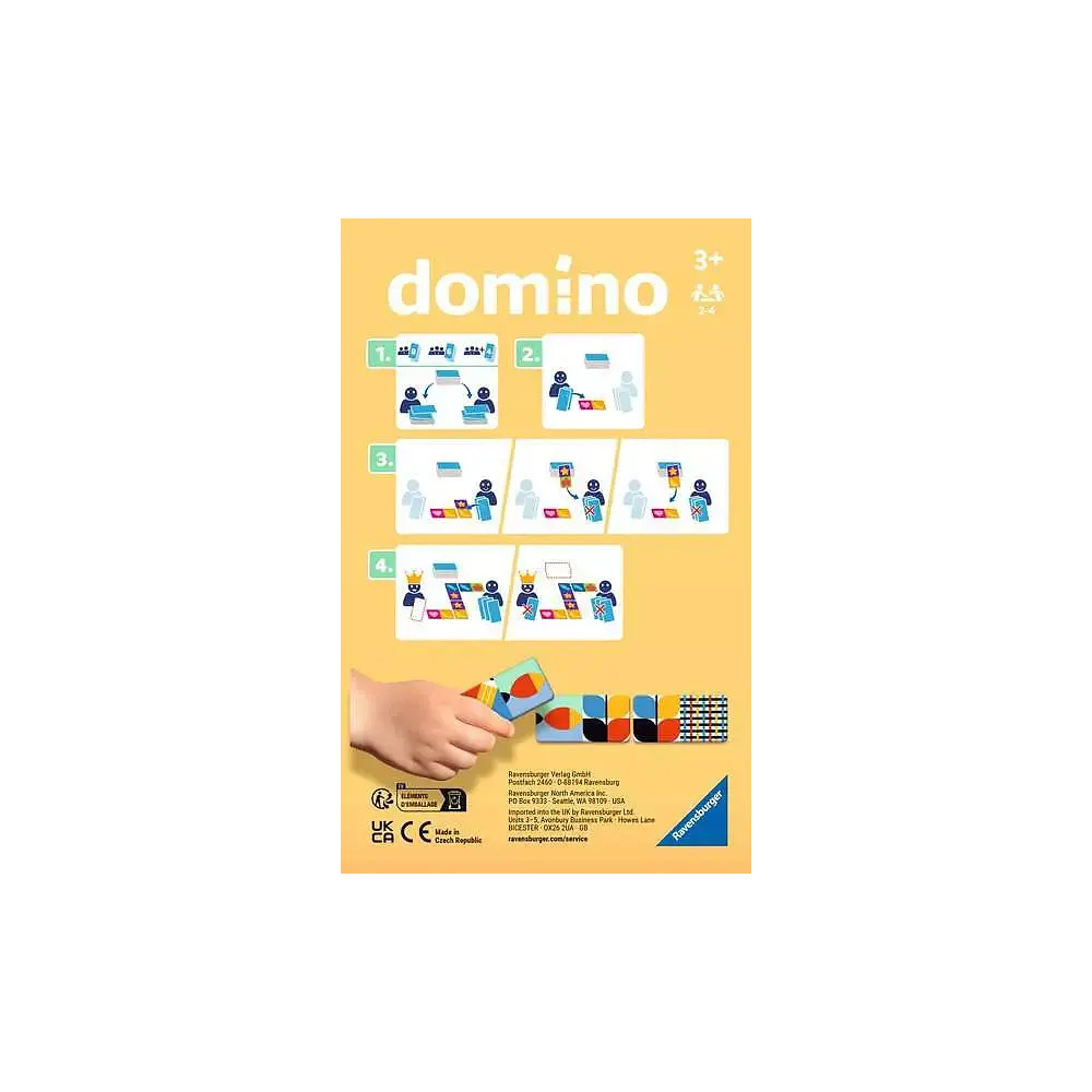Produktbild för Bring along games: Bluey Domino
