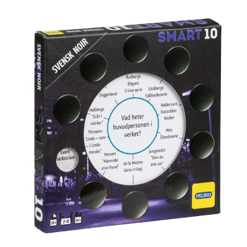 Peliko Smart10 frågekort Swedish noir