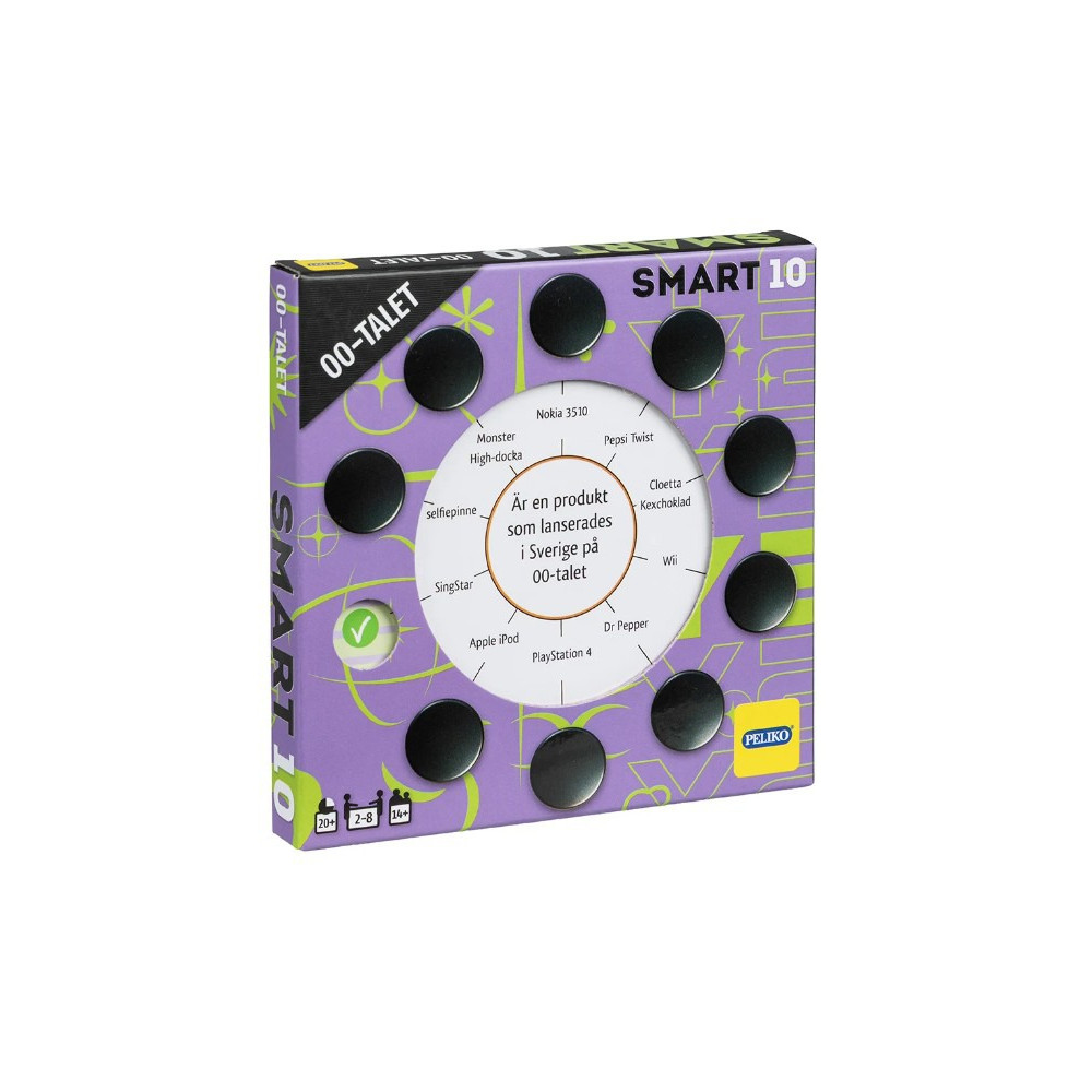 Produktbild för Smart10 frågekort the 00s