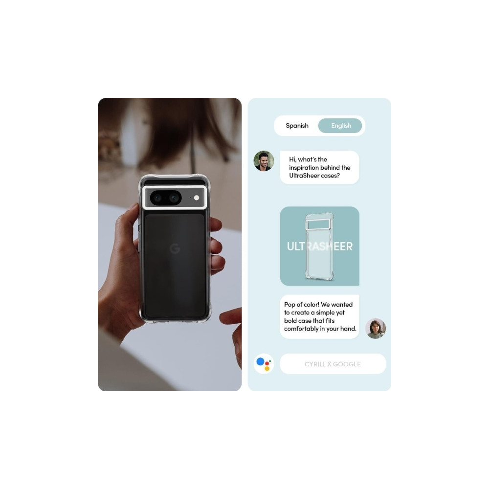 Produktbild för Cyrill UltraSheer - baksidesskydd för mobiltelefon