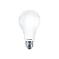 Produktbild för Philips - LED-glödlampa med filament - form: A67 - glaserad finish - E27 - 13 W - varmt vitt ljus - 2700 K