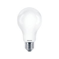 Produktbild för Philips - LED-glödlampa med filament - form: A67 - glaserad finish - E27 - 13 W - varmt vitt ljus - 2700 K