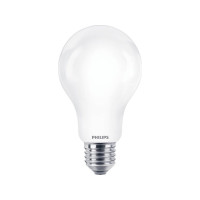 Produktbild för Philips - LED-glödlampa med filament - form: A67 - glaserad finish - E27 - 13 W - varmt vitt ljus - 2700 K