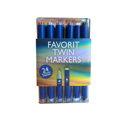 Legind Favorit Twin Markers, Dual 2-i-1 tusch