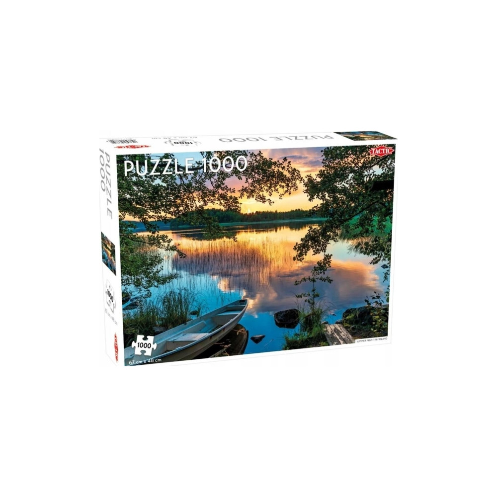 Produktbild för Tactic Puzzle Lovers Summer Night in Finland 1000 pcs puzzle