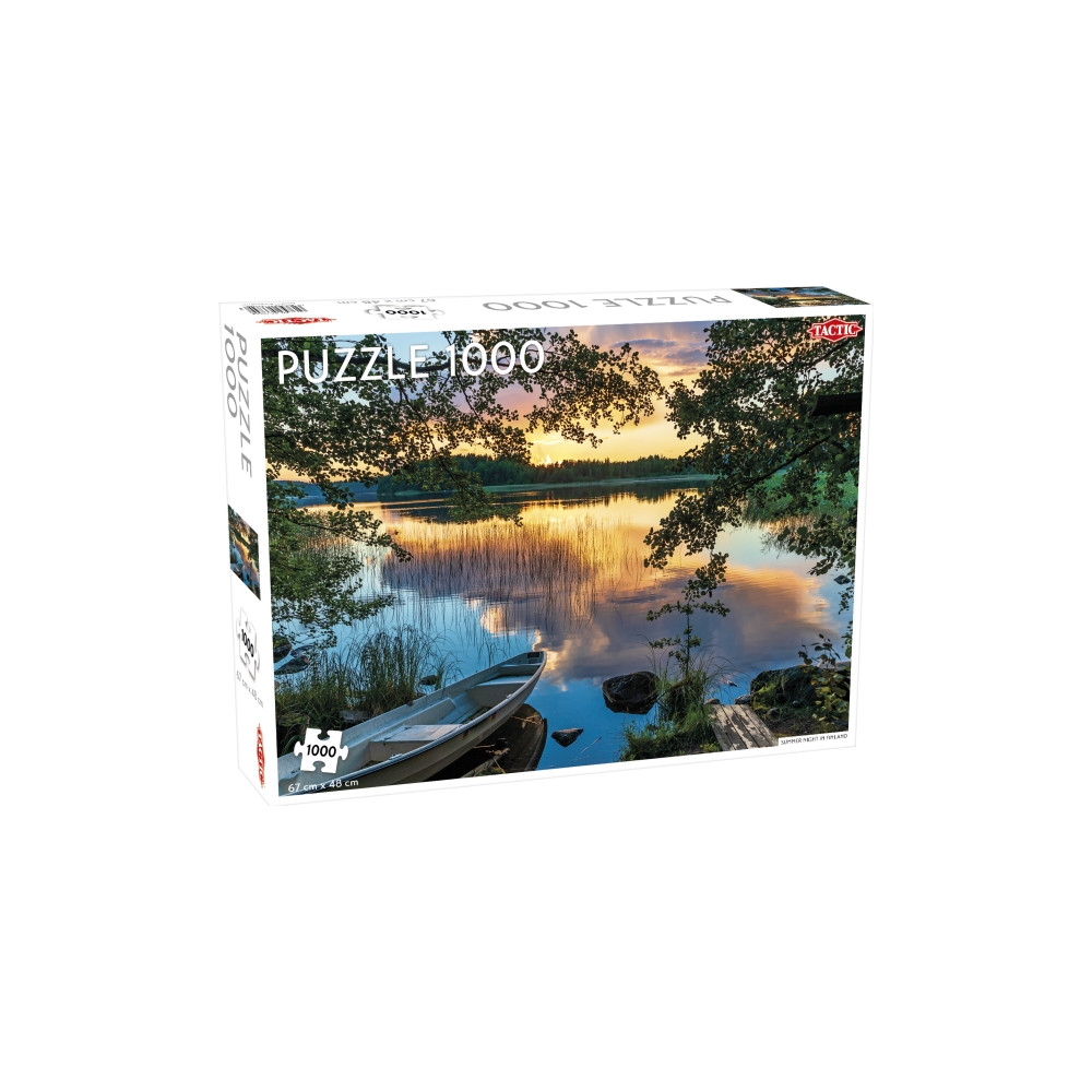Produktbild för Tactic Puzzle Lovers Summer Night in Finland 1000 pcs puzzle
