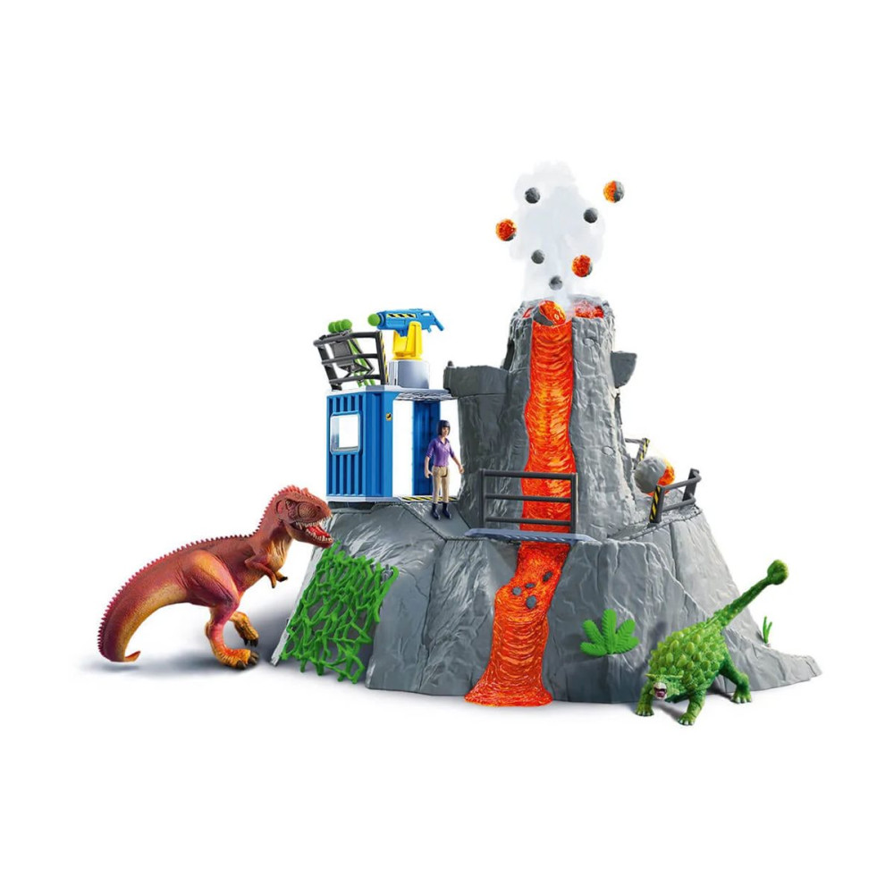 Produktbild för Schleich Dinosaurs - Volcano Expedition Base Camp