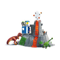 Produktbild för Schleich Dinosaurs - Volcano Expedition Base Camp