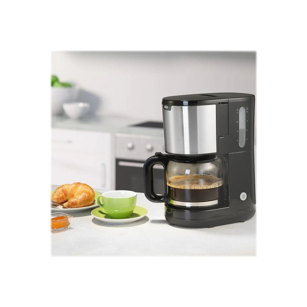 Produktbild för Braun IDCollection KF 1500, Espressomaskin, Malet kaffe, 100...