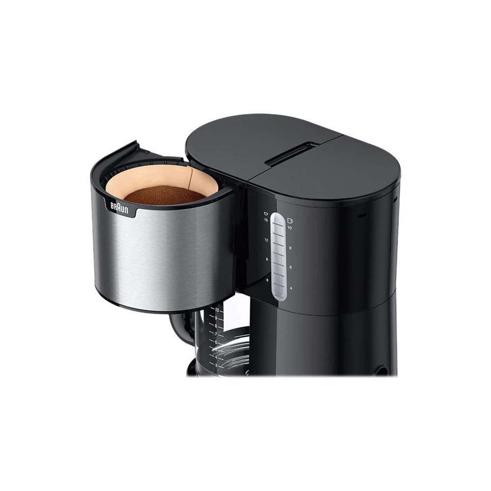 Produktbild för Braun IDCollection KF 1500, Espressomaskin, Malet kaffe, 100...