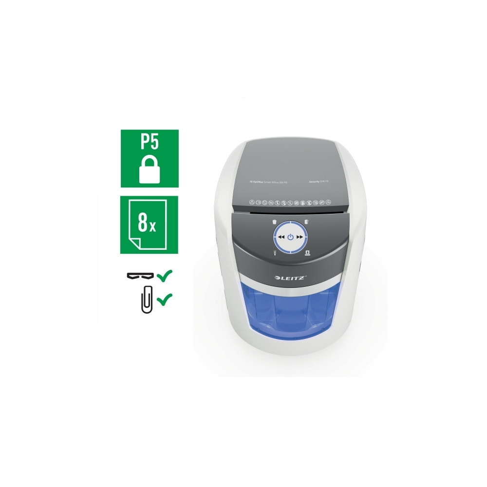 Produktbild för Leitz IQ OptiMax Small Office 350 - dokumentförstörare