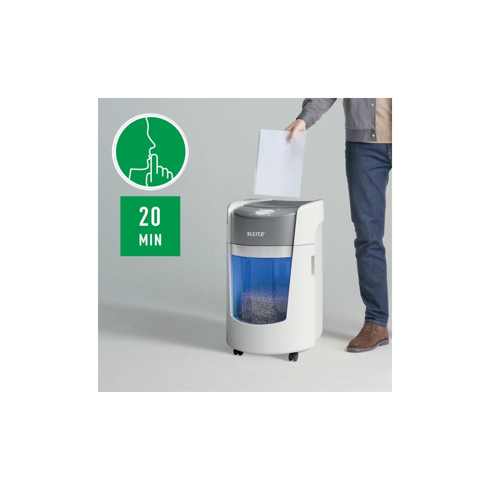 Produktbild för Leitz IQ OptiMax Small Office 350 - dokumentförstörare