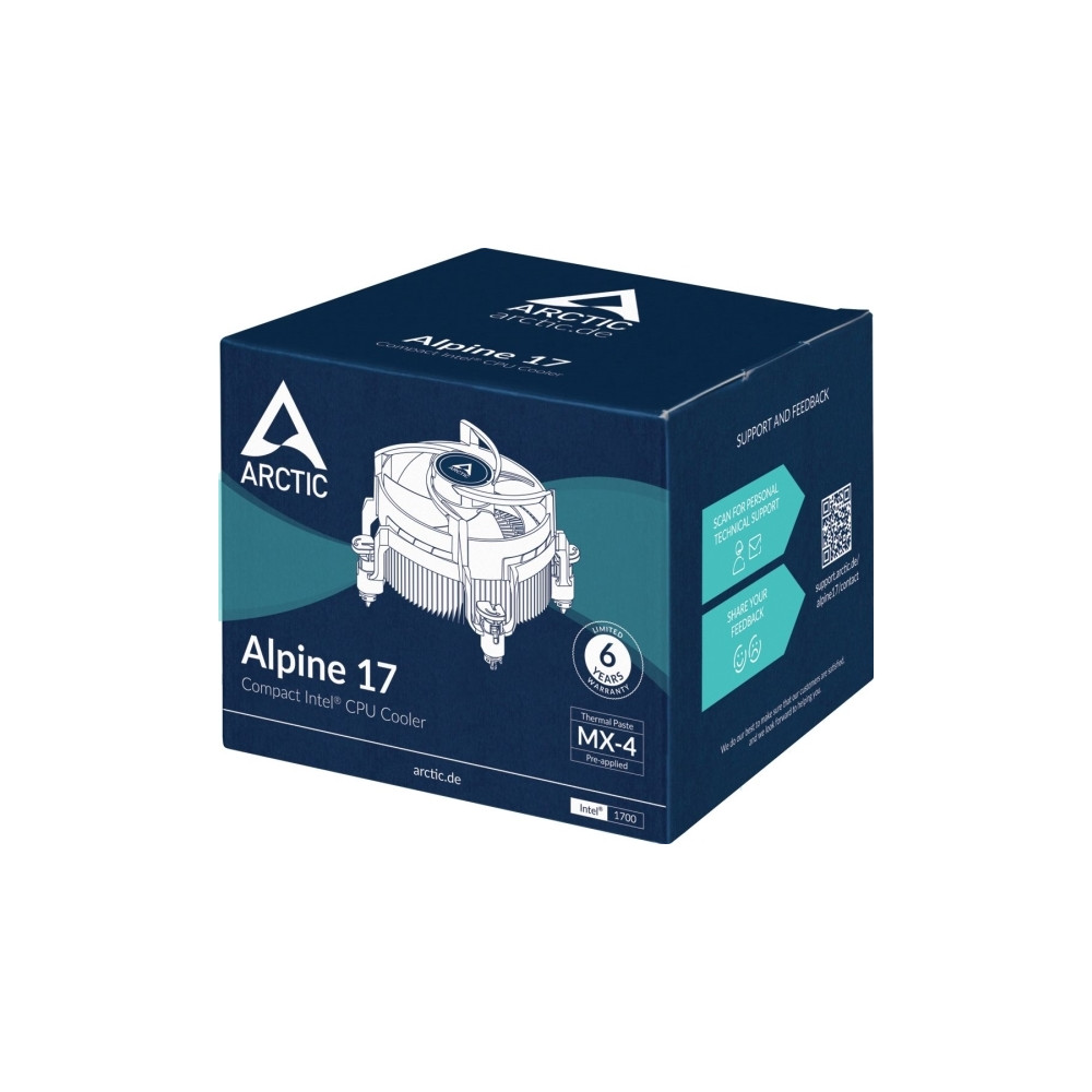 Produktbild för ARCTIC Alpine 17 - processorkylare