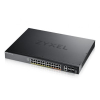 Produktbild för Zyxel XGS2220 Series XGS2220-30HP - switch - 24-portars GbE L3-åtkomst, NebulaFLEX Cloud med 6 10G uplink - 30 portar - Administrerad - rackmonterbar