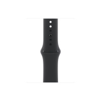 Produktbild för Apple Watch Series 11 (GPS + Cellular) - rymdgrå aluminium - smart klocka med sportband - svart - 64 GB