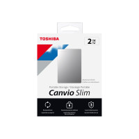 Produktbild för Toshiba Canvio Slim - hårddisk - 2 TB - USB 3.2 Gen 1
