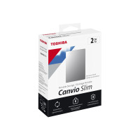 Produktbild för Toshiba Canvio Slim - hårddisk - 2 TB - USB 3.2 Gen 1