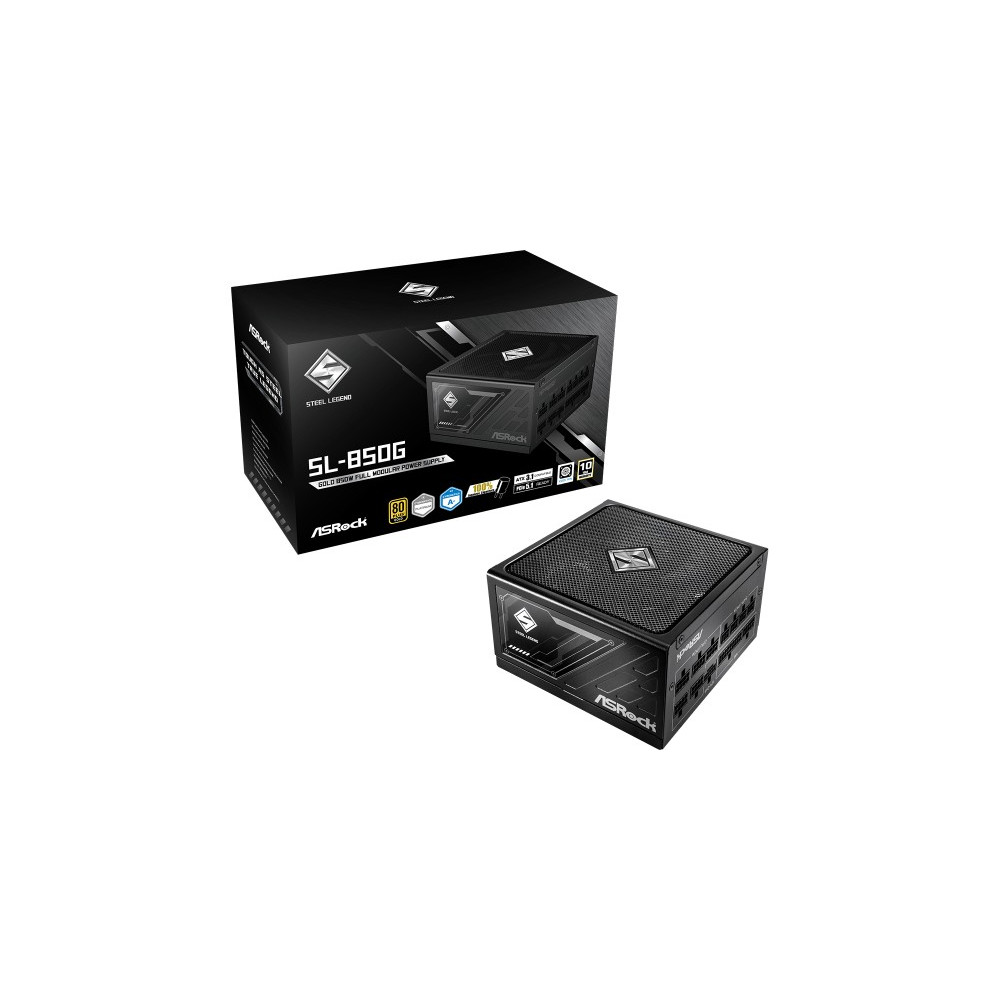 Produktbild för ASRock Steel Legend SL-850G - nätaggregat - 850 Watt
